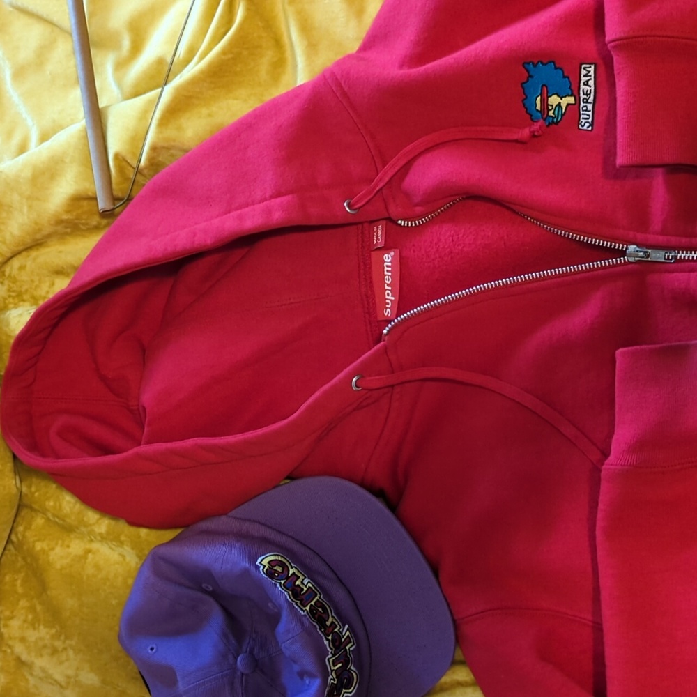 Supreme gonz head zip up hoodie